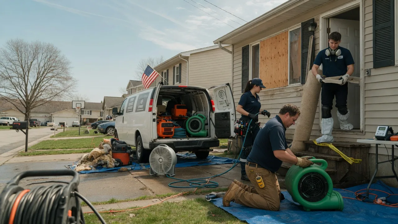 Water Damage Restoration in Millington, IL near me